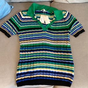 MAJE elastic fitted tee